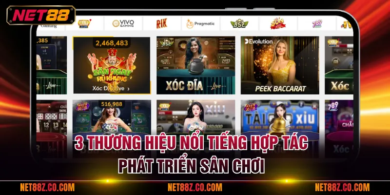 3 thương hiệu nổi tiếng hợp tác phát triển sân chơi