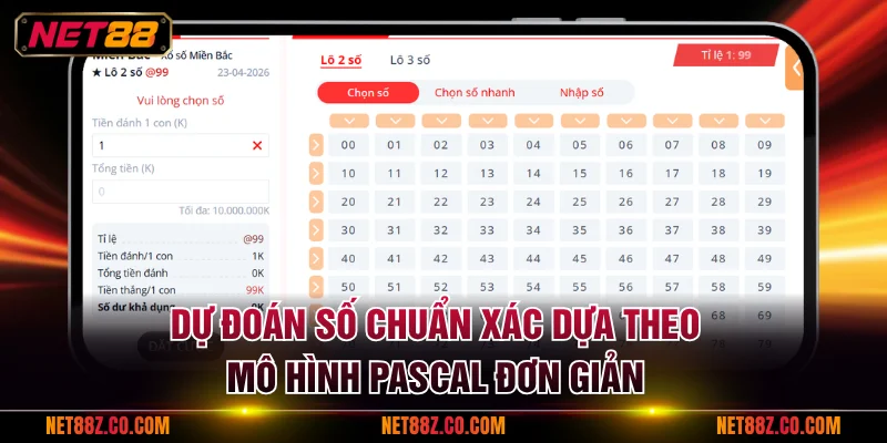 Dự đoán số chuẩn xác dựa theo mô hình Pascal đơn giản